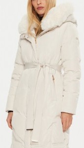 Rinascimento Kurtka zimowa CFC0118607003 Écru Regular Fit