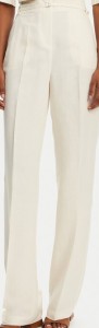 Patrizia Pepe Spodnie materiałowe 2P1659 A052 B823 Écru Regular Fit