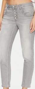 Please Jeansy P1YMCT5W8S Szary Regular Fit