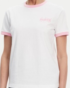 Guess T-Shirt V5GI11 I3Z14 Biały Regular Fit