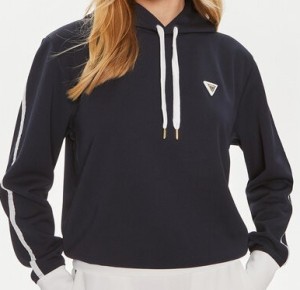 Guess Bluza V4GQ01 KBFB2 Granatowy Regular Fit