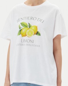 Pieces T-Shirt Thea 17157114 Biały Standard Fit