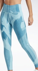 Reebok Legginsy Lux Perform HA4373 Niebieski Slim Fit