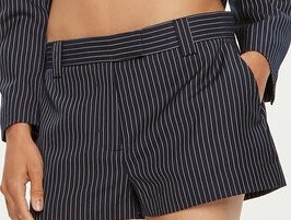 2NDDAY Szorty materiałowe Ted 2244165170 Granatowy Regular Fit