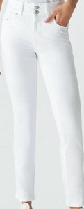 LTB Dżinsy "Molly" - Skinny fit - w kolorze białym rozmiar: W26/L32
