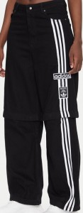 adidas Jeansy Adibreak JD0082 Czarny Wide Leg