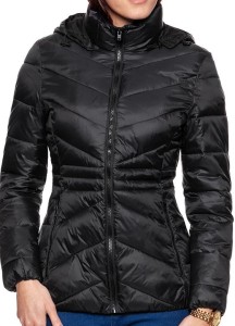 DAMSKA KURTKA ZIMOWA WRANGLER SHORT PUFFER BLACK W4124V501 112128755