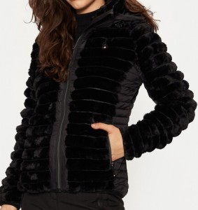 Aulp Kurtka zimowa Notil Czarny Slim Fit