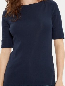 Lauren Ralph Lauren Bluzka 200654963 Granatowy Regular Fit