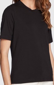 Gina Tricot T-Shirt Basic 17937 Czarny Regular Fit