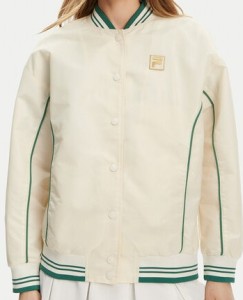 Fila Kurtka bomber Leme FAW0999 Écru Oversize