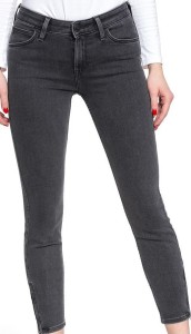 SPODNIE DAMSKIE LEE SCARLETT CROPPED CONCRETE GREY L30CYGCM 112106405