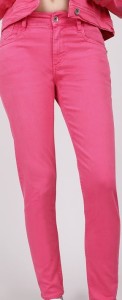 Blue Fire Dżinsy "Chloe" - Skinny fit - w kolorze różowym rozmiar: W29/L29