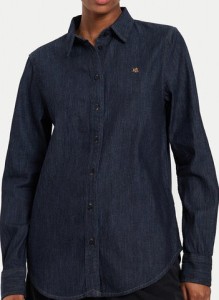 Lauren Ralph Lauren Koszula 200910353001 Granatowy Relaxed Fit