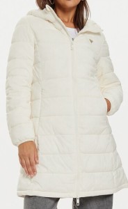 Guess Kurtka puchowa New Aleta V4YL05 WF3X0 Écru Regular Fit