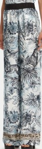 Just Cavalli Spodnie materiałowe 78PAA120 Niebieski Loose Fit